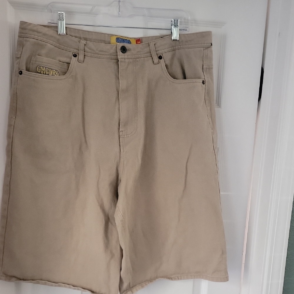 Empyre Tan Jean Shorts for Men